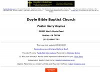 Doyle Bible Baptist Church