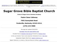 Sugar Grove Bible Baptist Church