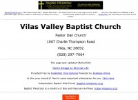 Vilas Valley Baptist Church