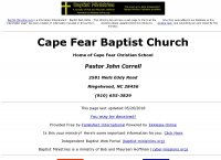 Cape Fear Baptist Church 