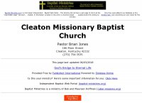 Cleaton Missionary Baptist Church