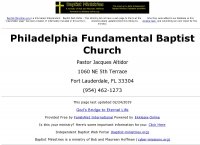 Philadelphia Fundamental Baptist Church